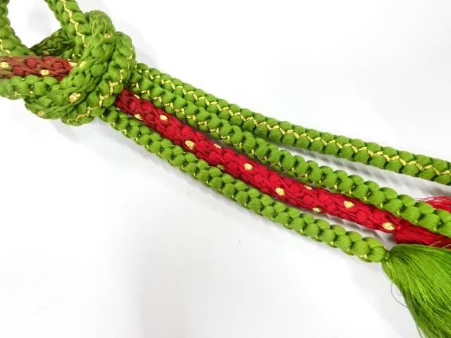 正絹　手組帯締め